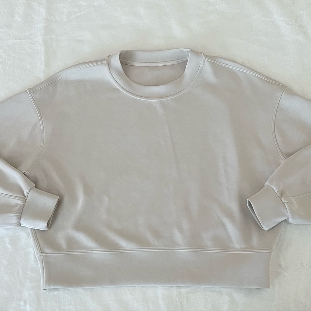 Lululemon softstream perfectly oversized cropped crew